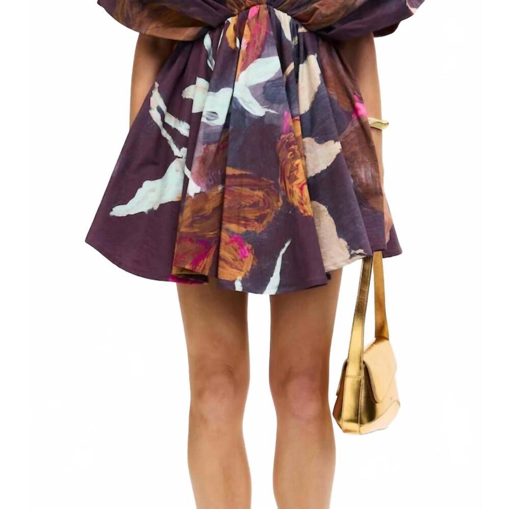 NEW ACLER northam mini dress in purple